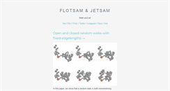 Desktop Screenshot of flotsam.sellingwaves.com