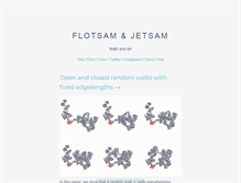 Tablet Screenshot of flotsam.sellingwaves.com